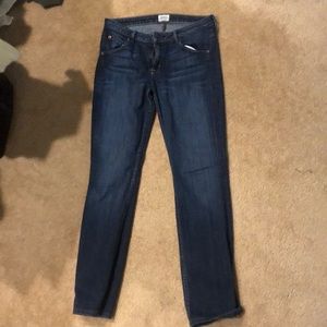 Size 28 low rise hudson jeans